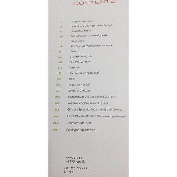 40 Years of Star Trek The Collection Oct 2006 by Christie’s - Picture 6 of 6